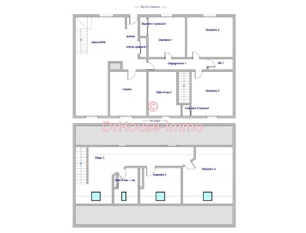 Maison à vendre 6 pièces de 145 m²