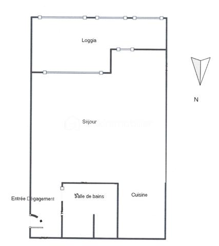 Appartement de 30,50 m²