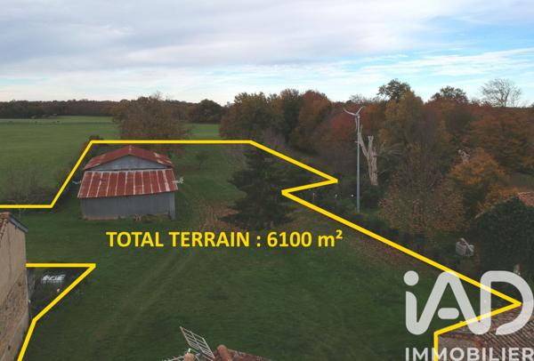 Maison à vendre 3 pièces 90 m² Valence-en-Poitou