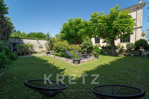 Cavaillon – Authentique Maison de Maître avec jardin à quelques minutes du centre-ville