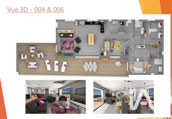 Appartement à vendre 4 pièces 101 m² Latour-Bas-Elne