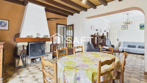 Maison avec vie de plain-pied, sous-sol complet