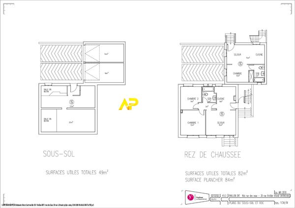 Sartrouville - Union - Immeuble 10 pièces 159 m2 651 000 € **  - Référence  9600