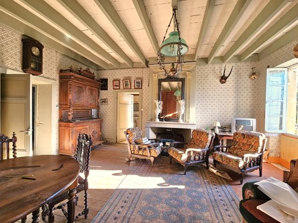 Saint-Vite (47500) Demeure de charme du XIX eme à réhabiliter sur 1 hectare