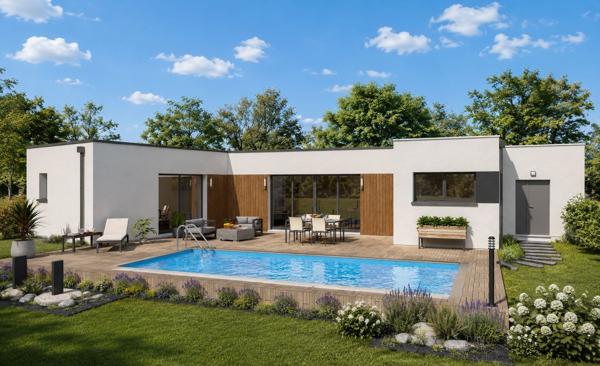 Terrain + Maison à vendre 5 pièces - 120 m²
