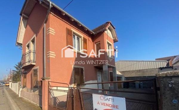 A RICHTOLSHEIM, charmante maison de 110 m2 env. au calme avec une partie jardin.