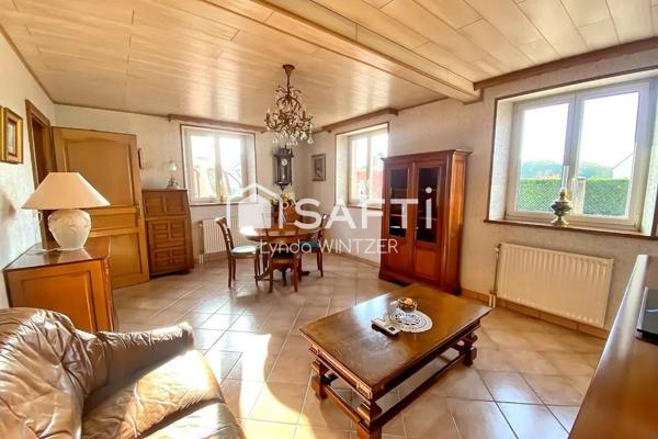 A RICHTOLSHEIM, charmante maison de 110 m2 env. au calme avec une partie jardin.