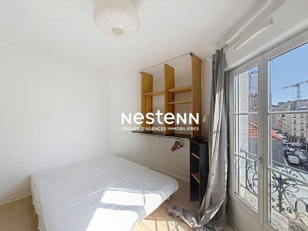 SOUS COMPROMIS- studio lumineux 17 m² rue Lemercier Batignolles Paris 17ème, idéal investisseur ou premier achat