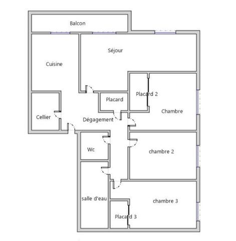 Appartement 4 pièces - 85 m²