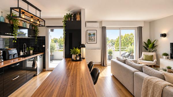 Architecture résidentielle- Appartement 55m2- Dernier étage - Anglet
