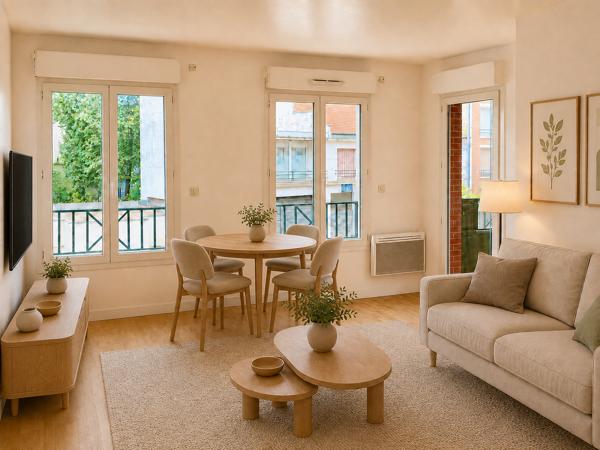 Appartement
         2 pièces
        - 50 m² Exclusivité 365 000 € *