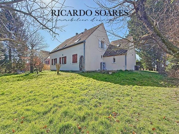 60126 LONGUEIL-SAINTE-MARIE / MAISON FAMILIALE 200m2, 5 CHAMBRES, VIVABLE DE PLAIN-PIED, SOUS-SOL TOTAL, JARDIN 1350m2