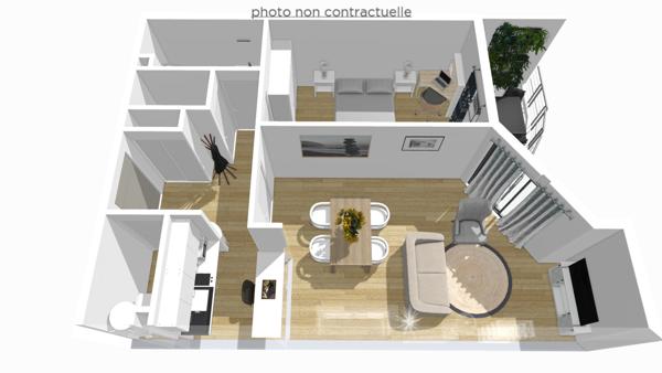 Appartement en vente avec balcon à Challans en résidence sénior