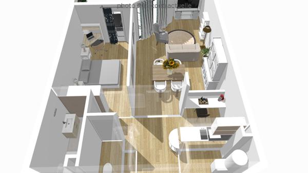 Appartement en vente avec balcon à Challans en résidence sénior