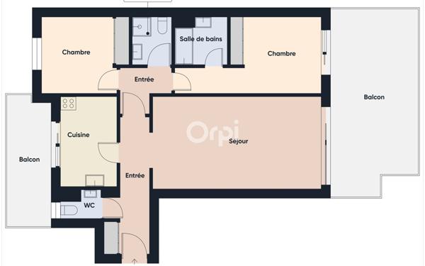 Appartement à vendre    3 pièces • 77,93 m2 Mandelieu-la-Napoule