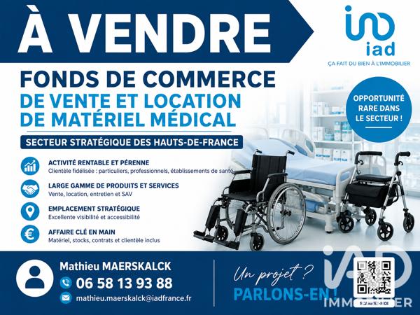 Santé, Optique​ à vendre 500 m² Auchel