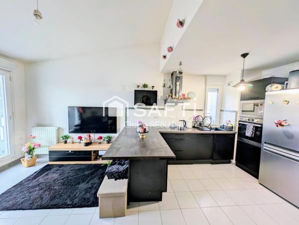 Beau F2 45m² au 2eme et dernier étage