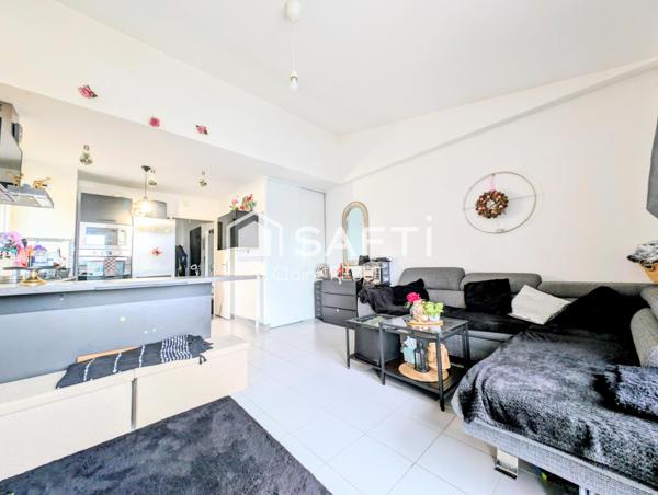 Beau F2 45m² au 2eme et dernier étage