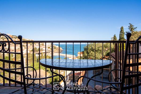 Villa d’architecte avec vue panoramique sur la mer à Cerbère