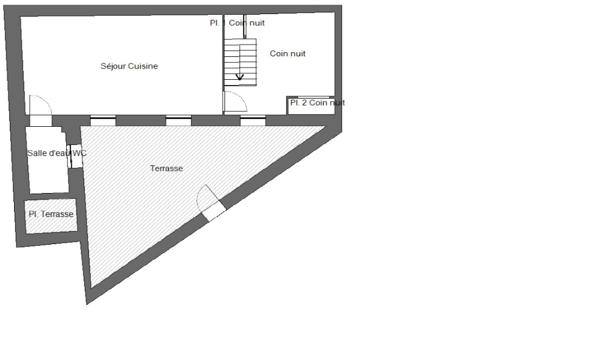 MARSEILLE 13012 BEAUMONT À vendre – Appartement T2 RDC 34.92 m² avec terrasse et cave
