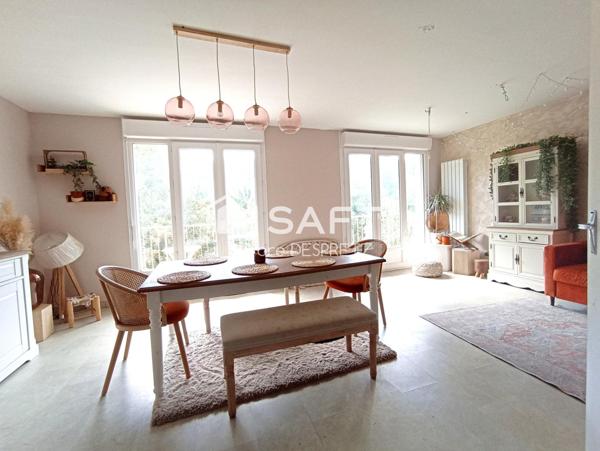 Appartement T5 - 120m2 + cave, garage et parking - Morlaix