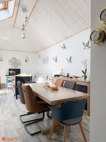 Le Crotoy – Maison rénovée avec vie de plain-pied, 3 chambres, cour, proche plage