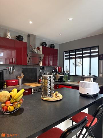 Le Crotoy – Maison rénovée avec vie de plain-pied, 3 chambres, cour, proche plage