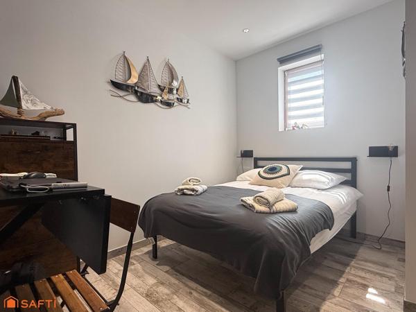 Le Crotoy – Maison rénovée avec vie de plain-pied, 3 chambres, cour, proche plage