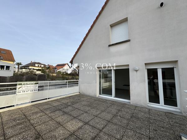 3%COM Beau F4 avec grande terrasse- garage - cave  Hochfelden (67270)