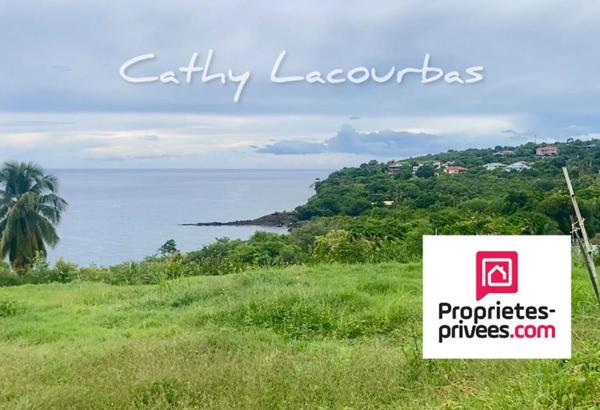 Superbe Terrain vue mer- Vieux Habitants -Guadeloupe