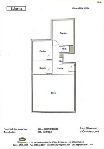 POINT DU JOUR-JEAN JAURES 61m2 Lumineux, calme,  avec séjour de 30m2
