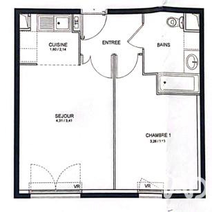 Location appartement 2 pièces 38,91 m² Éragny
