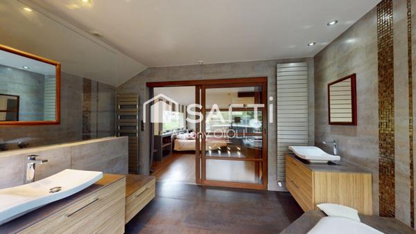 Propriété d'exception de 367m2 à Sens, 7 chambres, 12 pièces, piscines et spa.