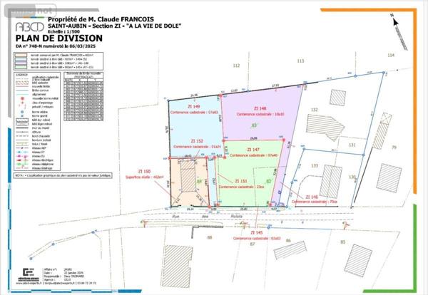Terrain à Batir à vendre à Saint-Aubin dans le Jura (39410), ref : 39033-1081477