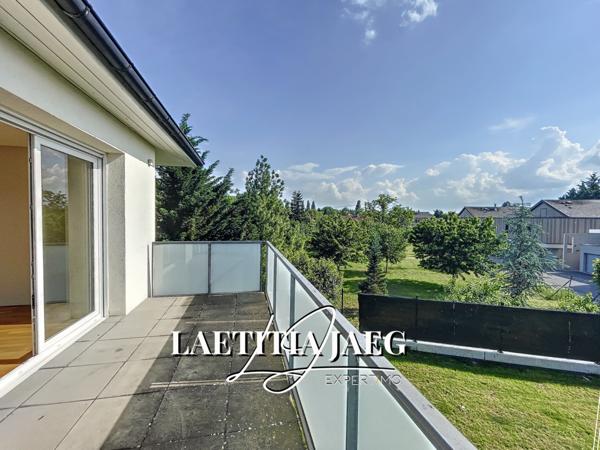 Colmar (68000) APPARTEMENT - 3 PIÈCES - TERRASSE 11 M2 SUD/OUEST - COLMAR MARAÎCHERS