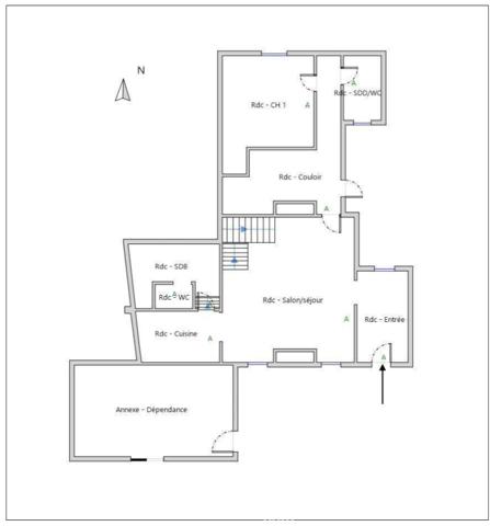 Maison 89.5 m² à Chalonnes-sur-Loire 49290