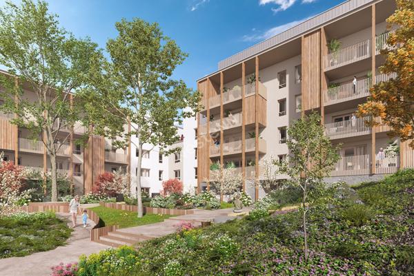 Appartement 4 pièces de 76,58 m², avec terrasse de 22,77 m², à vendre sur Annecy (secteur Cran Gevrier)
