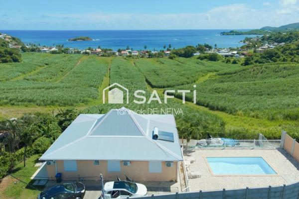 Villa T4 avec piscine et vue mer exceptionnelle