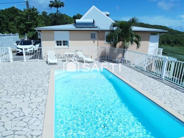 Villa T4 avec piscine et vue mer exceptionnelle