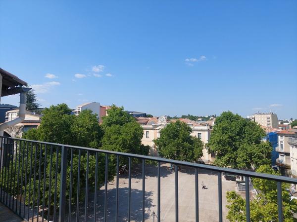 Duplex traversant avec terrasse