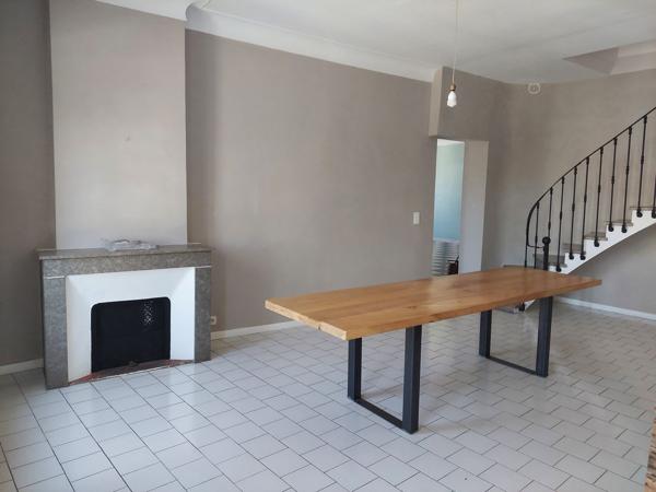 Duplex traversant avec terrasse