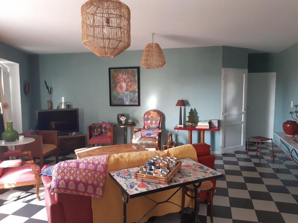 Duplex traversant avec terrasse