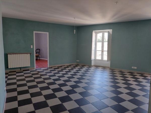 Duplex traversant avec terrasse