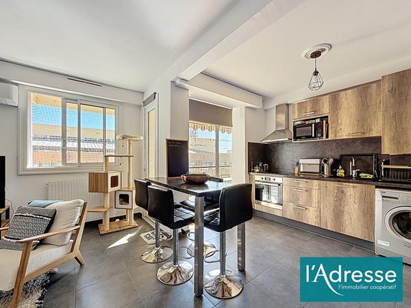 Appartement 2 pièces rénové avec terrasse, cave et parking collectif - Secteur Finosello / Rocade