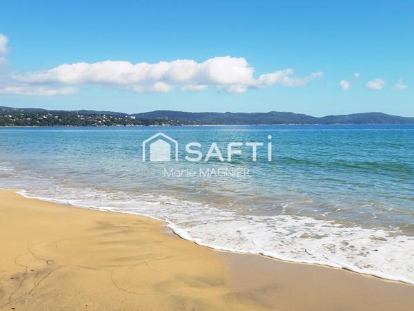 Plage à pied - grand T2 de 44m2 avec balcon/terrasse vue mer et parking dans une résidence sécurisée - CAVALAIRE SUR MER