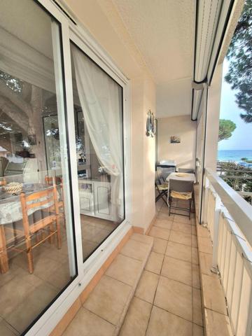 Plage à pied - grand T2 de 44m2 avec balcon/terrasse vue mer et parking dans une résidence sécurisée - CAVALAIRE SUR MER