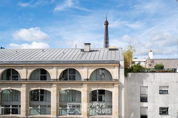 Au coeur du Gros Caillou, un écrin lumineux avec balcon vue sur la Tour Eiffel