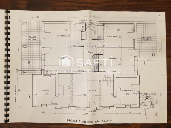 Maison avec dépendance sur grand terrain