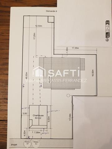 Maison avec dépendance sur grand terrain