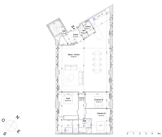 Centre ancien – appartement penthouse avec terrasse panoramique
